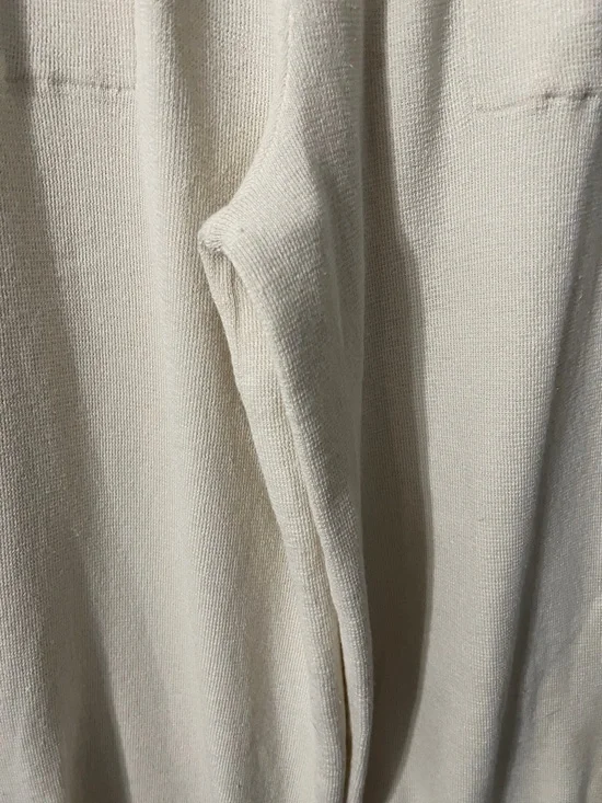 Cozy Wide-Leg Cream Lounge Pants - Picture 5 of 9